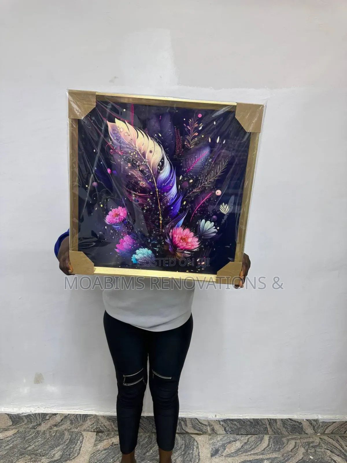 Modern Quality Acrylic Wall Frames 50/50cm