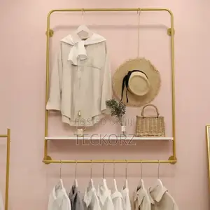 Wall Mounted Boutique Clothing Rack