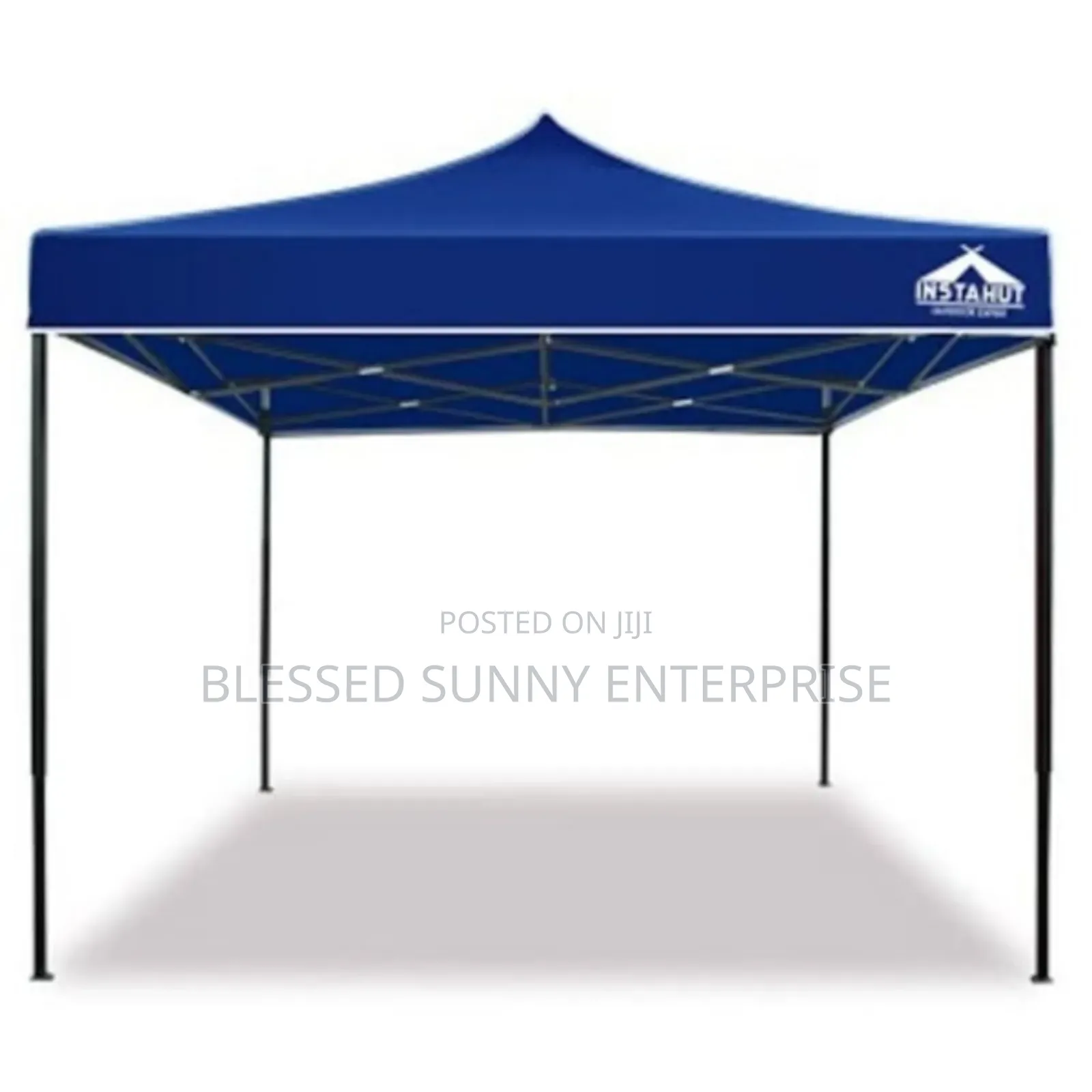 Gazebo Foldable Canopy 10x10ft Black Pole