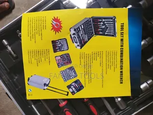 Tools Box With Combination Wrench.