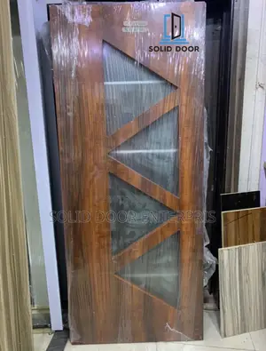 A Cedarwood Glass Door