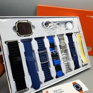 Ultra 8 Smart Watch With 7in1 Strap GPS NFC
