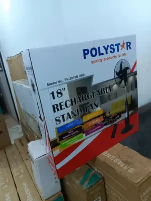 POLYSTAR SMART CHOICE 18" Rechargeable Stand Fan