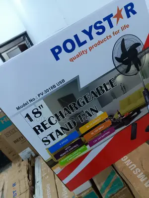 Polystar Super Strong 18" Rechargeable Stand Fan