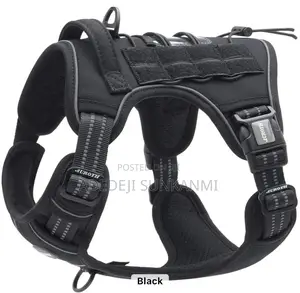 Tactical Harness for Strong Dogs (With Leash) Xl