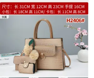 Red Ladies Classic Hand Bag