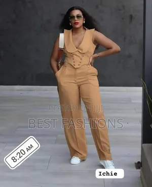 White Ladies 2 Piece Trousers