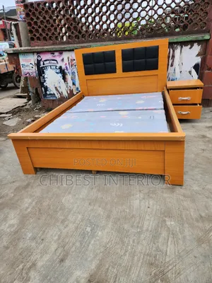 Well Constructed 4.5by6 Wooden Bed Frame