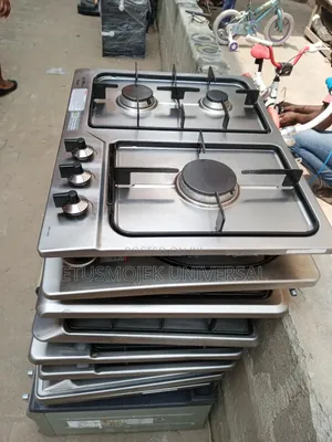 Uk Used 3burners Stainless Gas Cooker