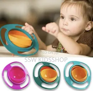 360° Anti-Spill Baby Plate With Suction Base