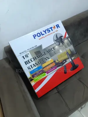 Polystar Portable Rechargeable 18" Stand Fan