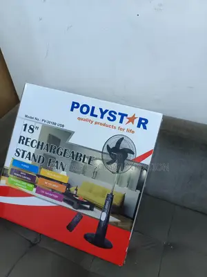 Polystar Top Deal Rechargeable Stanf Fan 18" Pv3018b