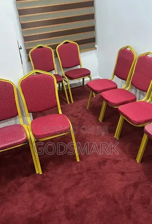 Red Banquet Chair for Church Commercial Halls