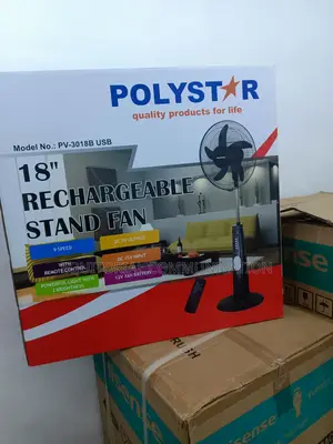 Polystar Cooling Companion 18" Rechargeable Stand Fan