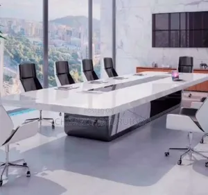 4.8 Meters White Executive Conference/Boardroom Table