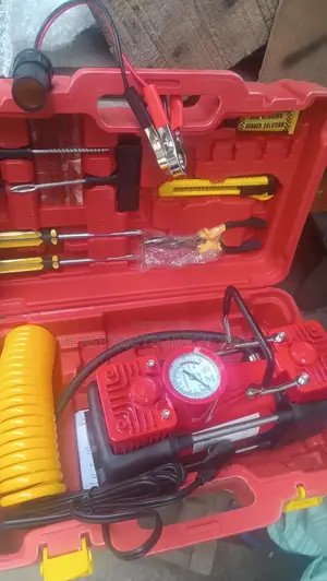Tire Air Inflator With Compressor and Tools
