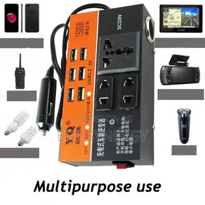 Car Vehicle Power Inverter 1500W Peak DC 12V 24V to DC 220V