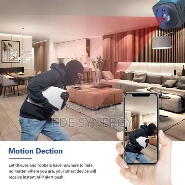 HD Tiny Hidden Wifi Security Spy Camera With Mobile App