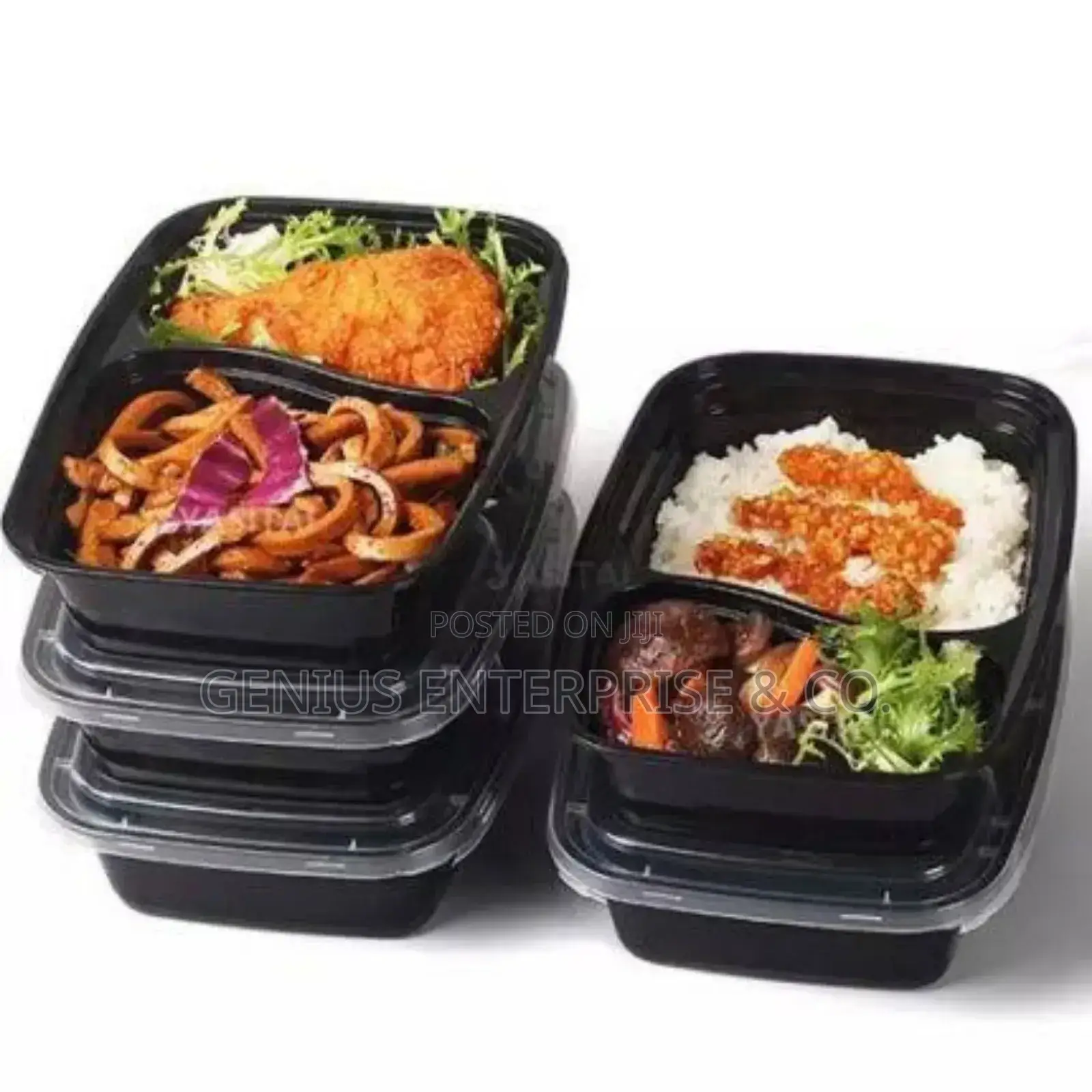 Two Portion Plastic Plates With Transparent Cover