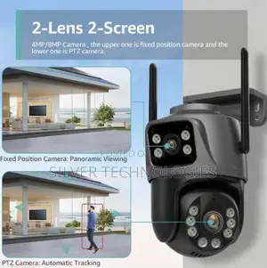 Dual Lens Wi-Fi Camera Outdoor