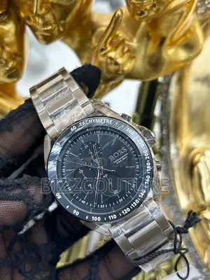 Original Boss Chronograph Silver Chain Watch Is Available