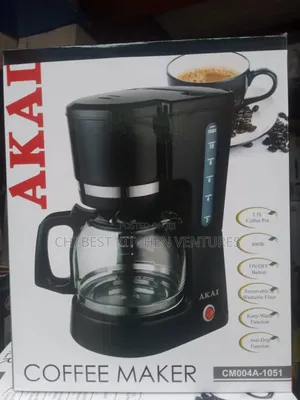 Akai Coffee Maker - Black - 1L