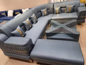 Luxury.Grey.Sofa Set