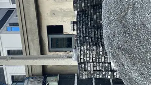 Grey Casement Window With Burglary and Net