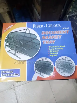 Office Document Bucket Tray 3 Tiers