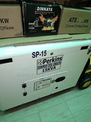 Perkins Three Phase Sp12kva Diesel Soundproof Gen 100% Coppe