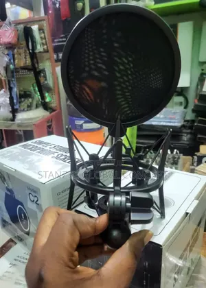 Studio Microphone Mic Holder With Pop Filter