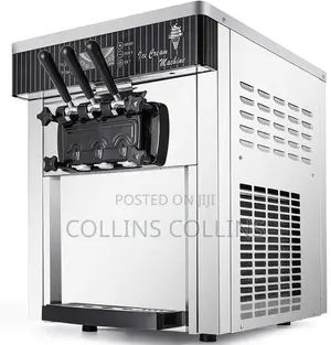 Commercial Table Top Ice Cream Machine 3 Flavors