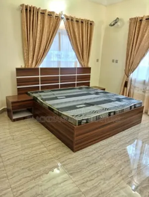 6x6 Bed Frame Withbed Side Drawer by Blackdiamond Furniture
