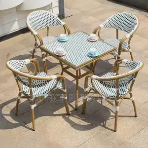 Rattan Outdoor Table and Chairs (Set)