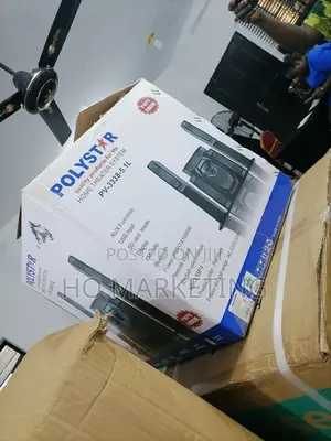 POLYSTAR 2 Microphone Input Speaker Home Theater System-