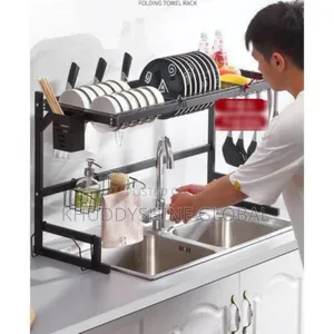 Over The Sink Plate Rack (85cm, Double Sink)