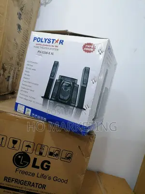 Mega Bass Polystar Home Theater System -Pv-3338-5.1l