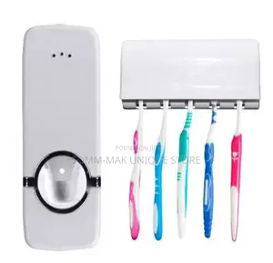 Tooth Paste Dispenser and Brush Holder