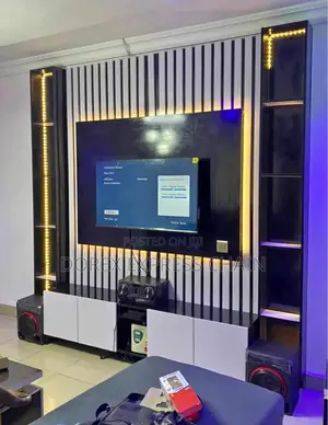 Smart TV Console With Hidden Storage