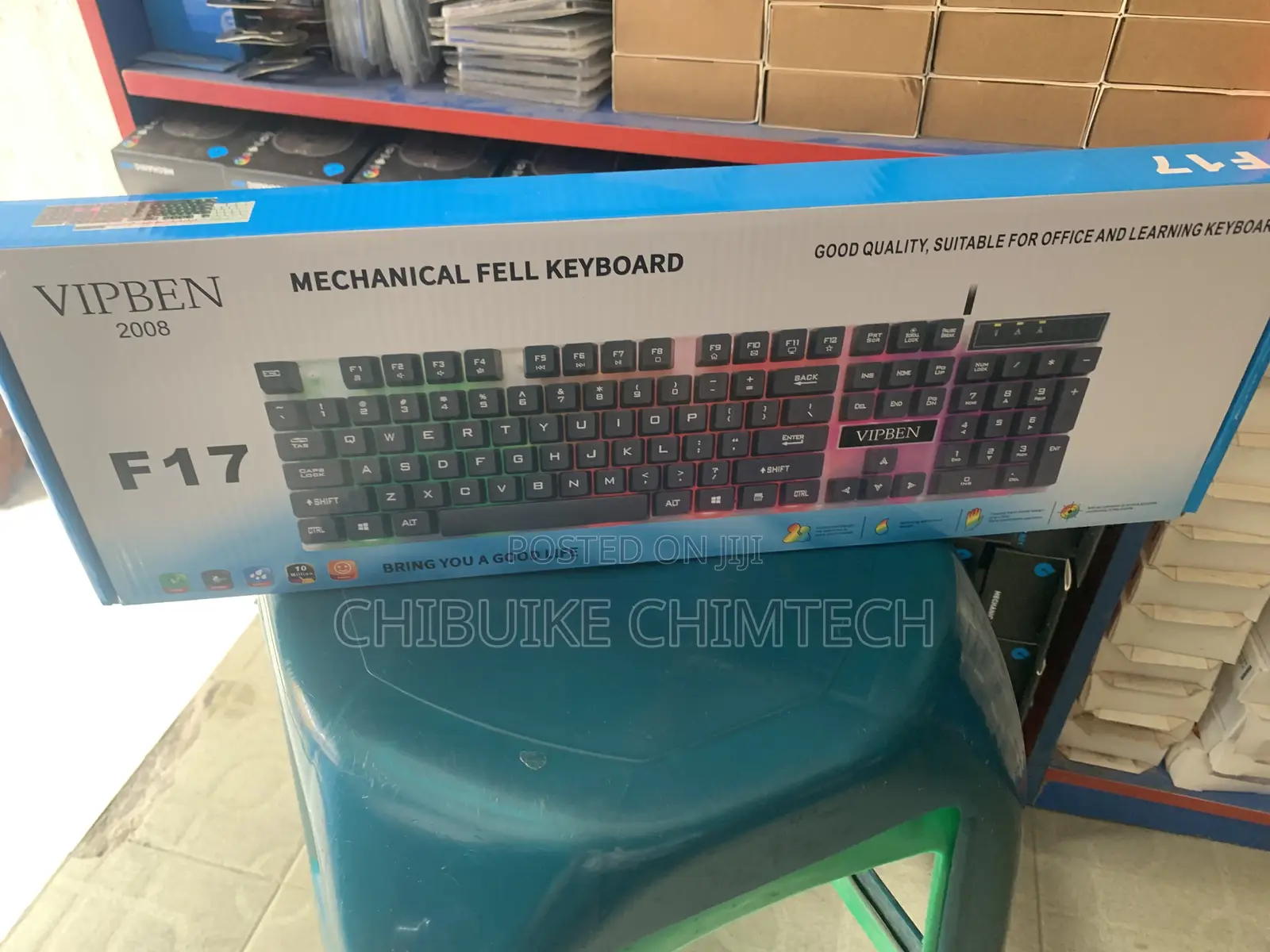 F17 USB Wired Keyboard With Backlit