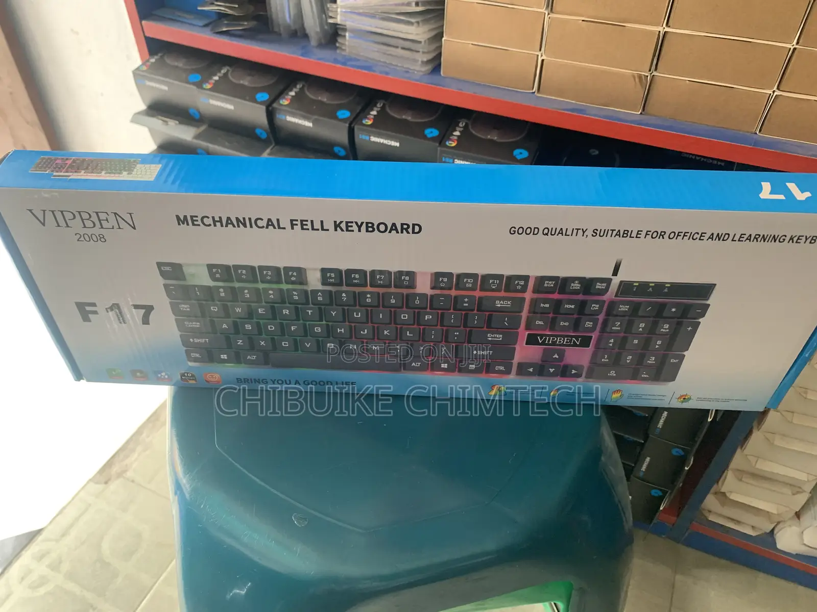 F17 USB Wired Keyboard With Backlit