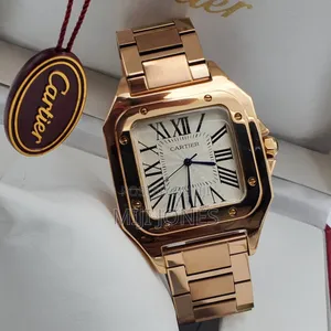 Cartier Rose Gold Chain Watch