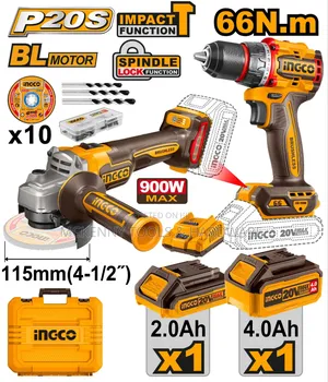 Combo 2 PCS Angle Grinder Cordless X Drill Machine Cordle