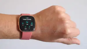 Fitbit Versa 4 Health Fitness Smart Watch - Pink Sand