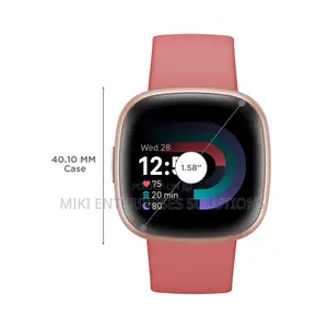 Fitbit Versa 4 Health Fitness Smart Watch - Pink Sand