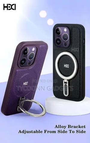 Magnetic Leather Case for iPhone 13 14 15 Pro Max