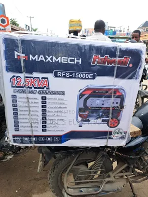 12.5kva Maxmech Petrol Generator Model Rfs15000e2 100% Coppe