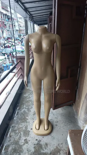 Headless Plastic Dark Colour Mannequin Female