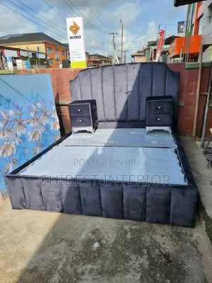Upholstery 6by6 Bed With Two Sides Only.