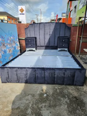 6by6 Bed Frame With Advanced Cupboards.
